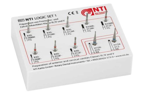 LOGIC SET 1  набор боров Препарирование по 3,4 и 5классу NTI(Германия)