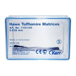 Hawe Tofflemire матрицы металлические контурные 30 шт.   Kerr
