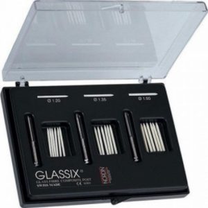 Штифты GLASSIX стекловолоконные набор (18 шт 3 разв.) H.Nordin