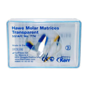 Hawe Transparent Posterior Matrix - матрицы прозрачные  50 шт Kerr