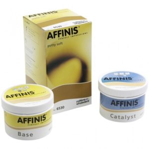 Affinis putty soft / Аффинис Патти Софт слепочная масса 1-й слой  (база+катал.) (2х300ml), Coltene