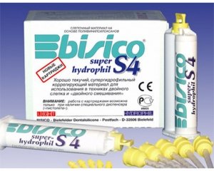 Bisico S4 super hydrophil (Бисико) - коррег мат-л сред текуч (3 карт.х 48мл  насадки)