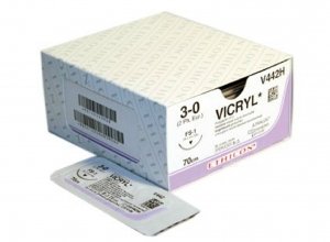 Нить хирургическая  Vicryl 75 атравмат игла 38-16-Кх1(50) FS-3 CONV (Ethicon) 12шт