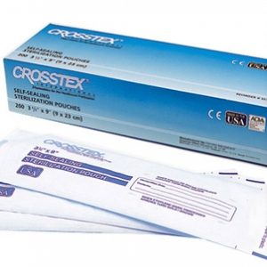 Пакеты для стерилизации 6x10см самозапечат 200шт Crosstex