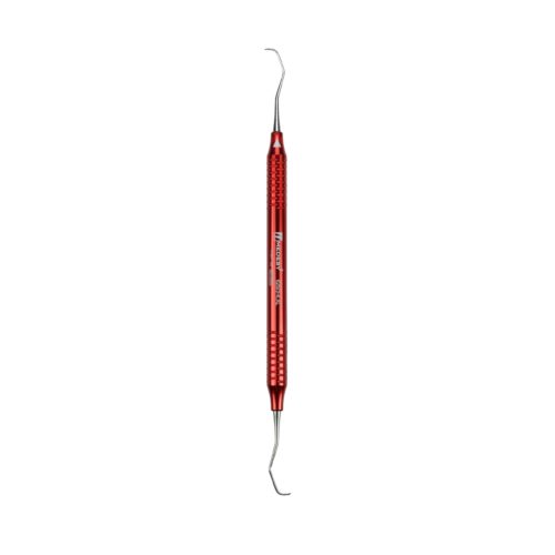 Кюрета Грейси 3-4, алюминиевая ручка, красная, Medesy 625/3-4.AL