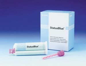 STATUS Blue (Статус), оттисный материал на основе А-силикона, 2x 50ml + насадки