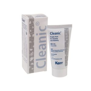 Cleanic (Клиник) - паста для  полировки с фтором,  без вкуса и красителей , 100 гр., Kerr