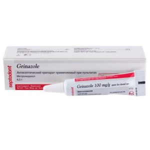 Grinazole (Гриназоль) 4,5 гр. - паста для лечения, Septodont