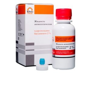 Жидкость для антисеп обработки и промываний корневых каналов (хлоргексидин 2%) (300 мл) TehnoDent