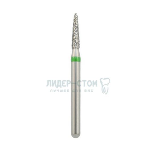 877K-014C-FG Бор алмазный NTI Торпеда коническая D1,4мм / Грубый(Зеленый)