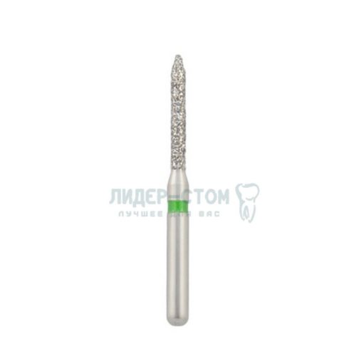885-012C-FGM Бор алмазный NTI Цилиндр остроконечный D1,2мм / Грубый(Зеленый)