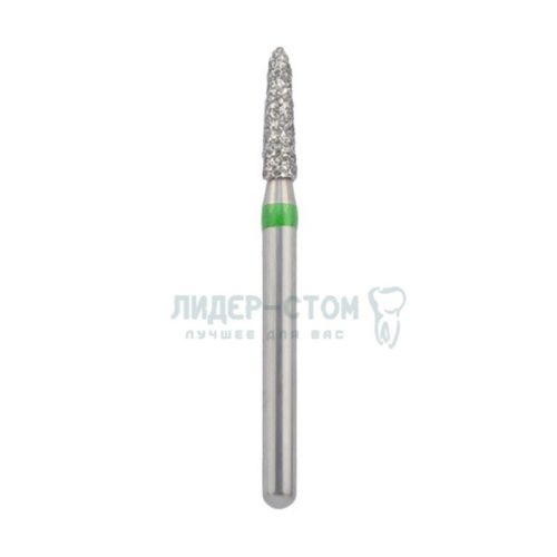 877K-016C-FG Бор алмазный NTI Торпеда коническая D1,6мм / Грубый(Зеленый)