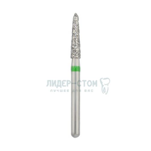 878K-018C-FG Бор алмазный NTI Торпеда коническая D1,8мм / Грубый(Зеленый)