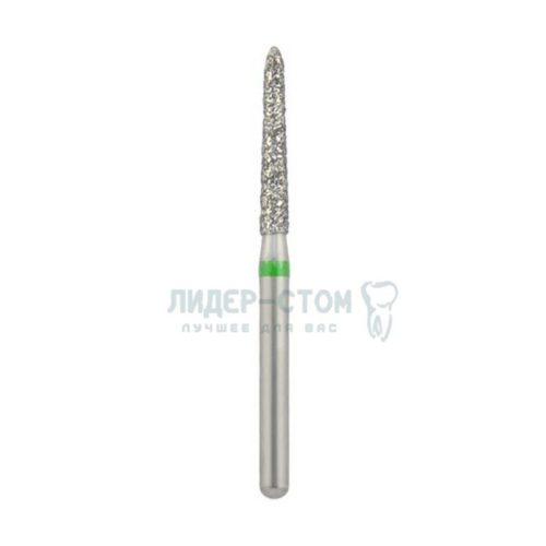 879K-016C-FG Бор алмазный NTI Торпеда коническая D1,6мм / Грубый(Зеленый)