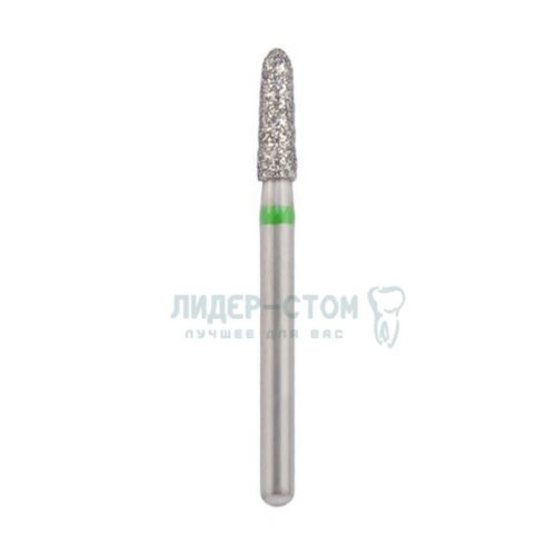 877K-018C-FG Бор алмазный NTI Торпеда коническая D1,8мм / Грубый(Зеленый)