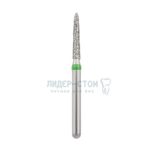 878K-014C-FG Бор алмазный NTI Торпеда коническая D1,4мм / Грубый(Зеленый)