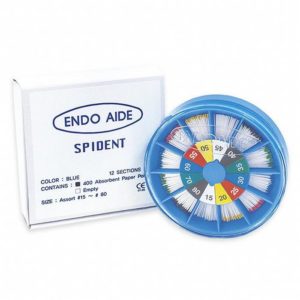 Endo Aid Papper Points Бумажные штифты  Ассорти № 15-80 (400шт) Spident