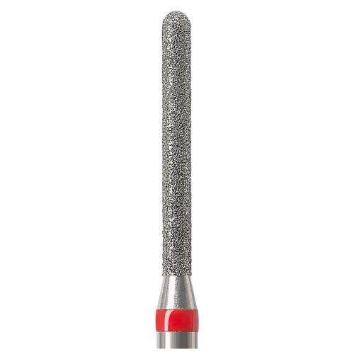 882-012F-FG Бор алмазный NTI Цилиндр круглый D1,2мм / Мелкое зерно(Красный)