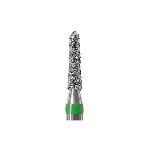 876K-012C-FG Бор алмазный NTI Торпеда коническая D1,2мм / Грубый(Зеленый)