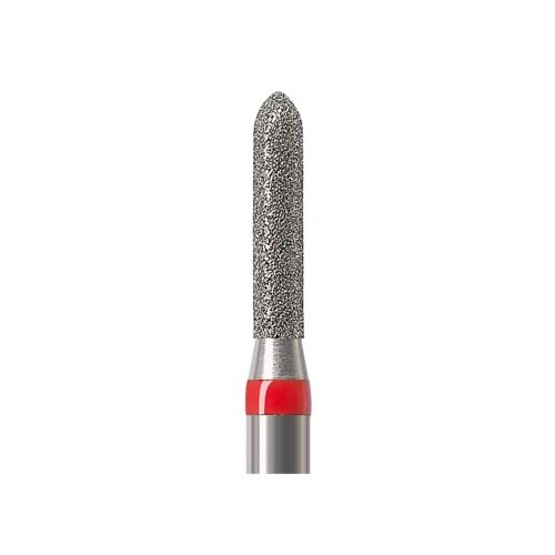 877-012F-FG Бор алмазный NTI Торпеда D1,2мм / Мелкое зерно(Красный)