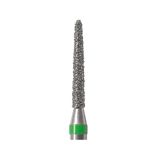 878K-012C-FG Бор алмазный NTI Торпеда коническая D1,2мм / Грубый(Зеленый)