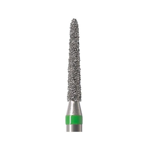 878K-014C-FG Бор алмазный NTI Торпеда коническая D1,4мм / Грубый(Зеленый)