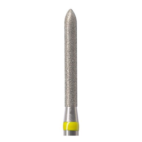 879-014SF-FG Бор алмазный NTI Торпеда D1,4мм / Сверхмелкое зерно(Желтый)