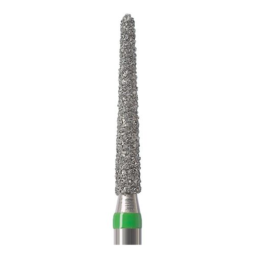 879K-014C-FG Бор алмазный NTI Торпеда коническая D1,4мм / Грубый(Зеленый)